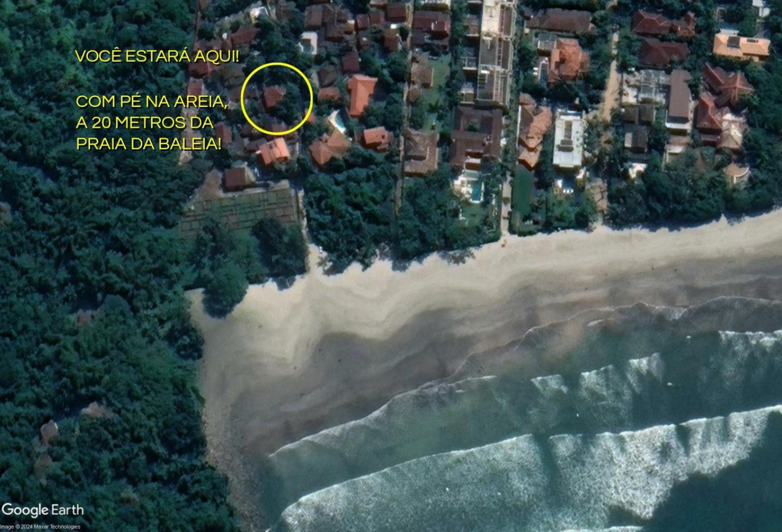 Casa Dos Passaros Na Areia A 20M Da Praia Da Baleia Com 3 Suites E 1 Dorm, Com Ar Condicionado, Wifi, Smart Tv, Cozinha Completa E Churrasqueira Sao Sebastiao (Sao Paulo) Exterior foto