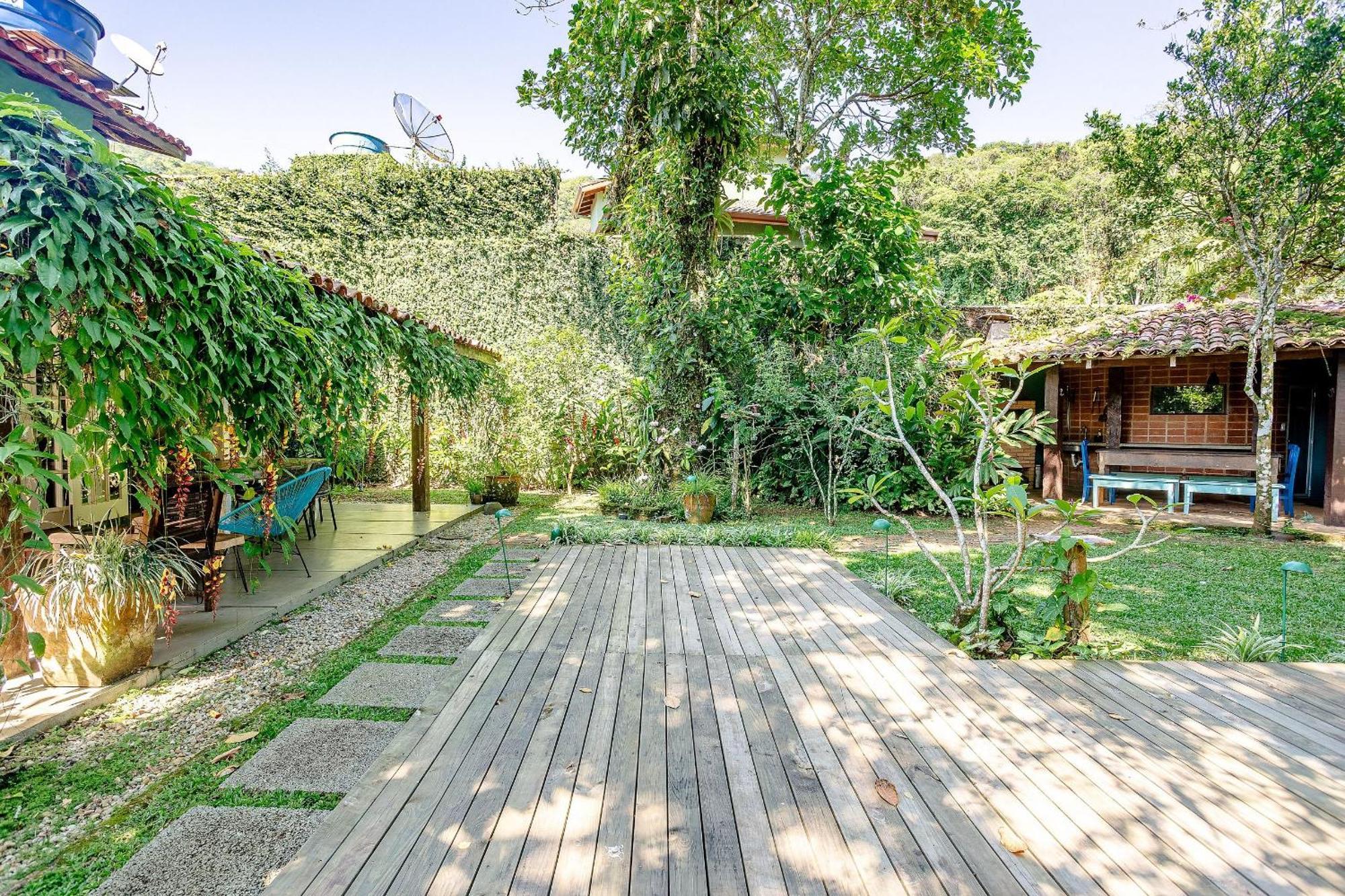 Casa Dos Passaros Na Areia A 20M Da Praia Da Baleia Com 3 Suites E 1 Dorm, Com Ar Condicionado, Wifi, Smart Tv, Cozinha Completa E Churrasqueira Sao Sebastiao (Sao Paulo) Exterior foto
