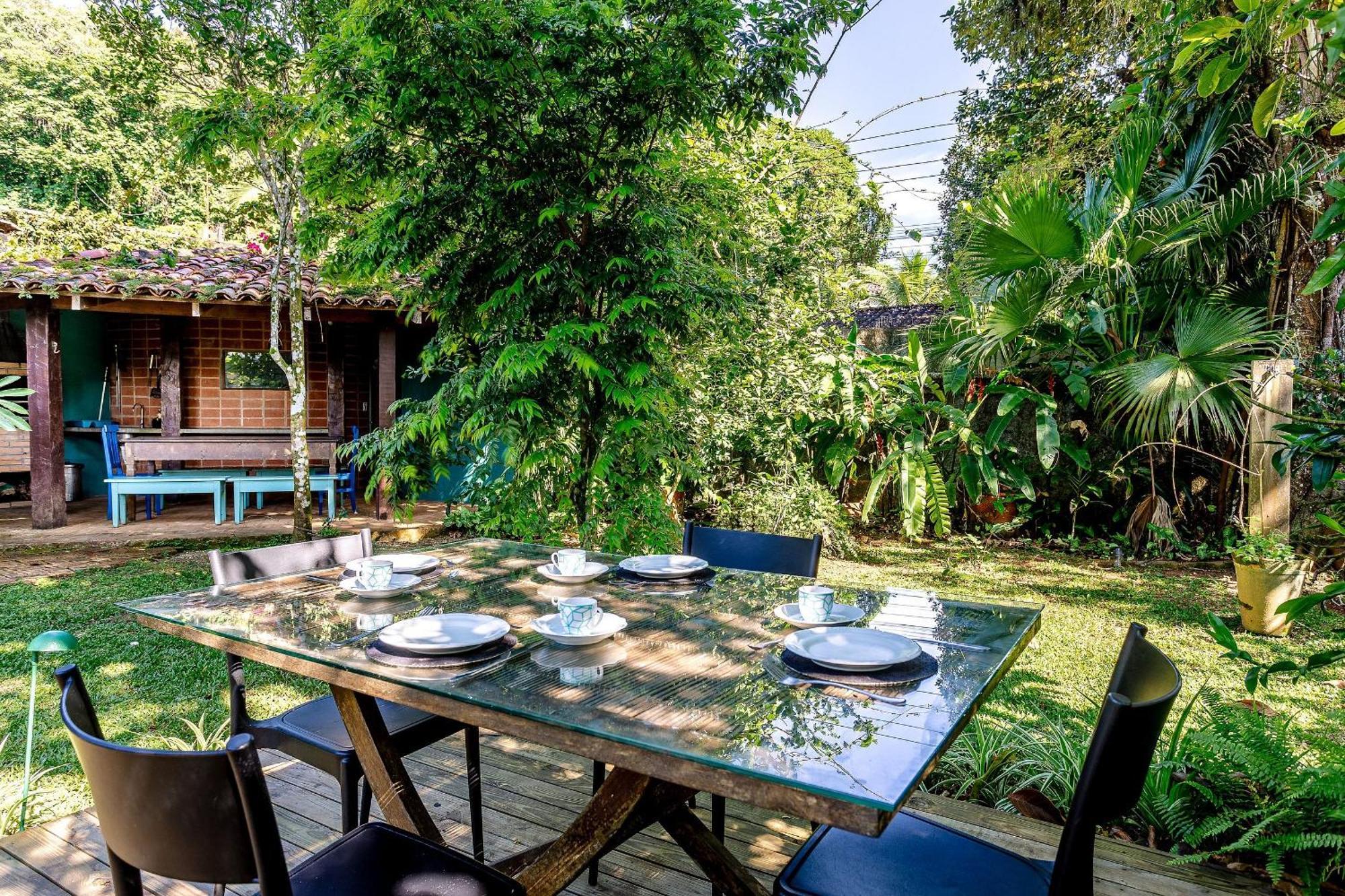 Casa Dos Passaros Na Areia A 20M Da Praia Da Baleia Com 3 Suites E 1 Dorm, Com Ar Condicionado, Wifi, Smart Tv, Cozinha Completa E Churrasqueira Sao Sebastiao (Sao Paulo) Exterior foto
