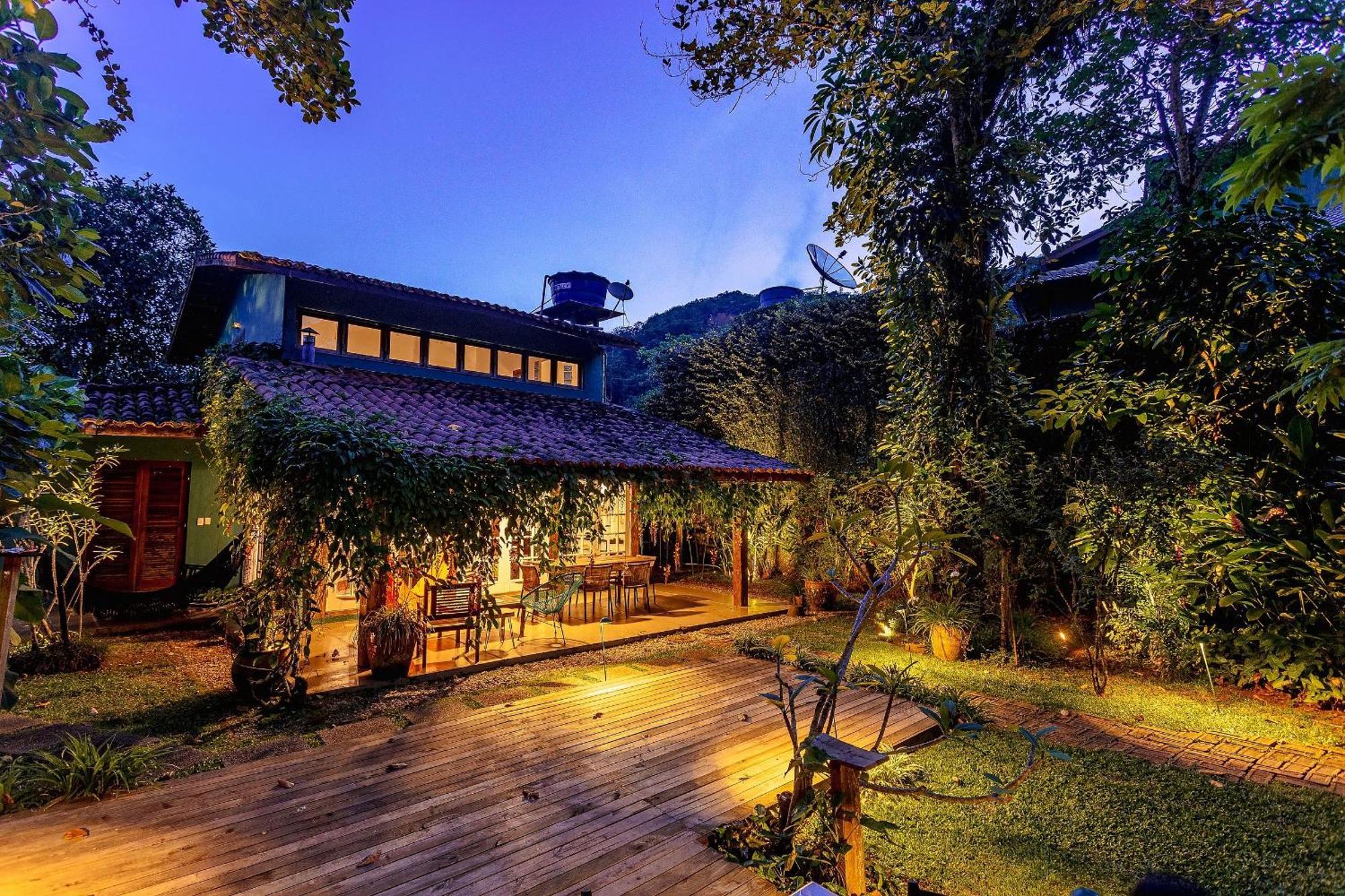 Casa Dos Passaros Na Areia A 20M Da Praia Da Baleia Com 3 Suites E 1 Dorm, Com Ar Condicionado, Wifi, Smart Tv, Cozinha Completa E Churrasqueira Sao Sebastiao (Sao Paulo) Exterior foto