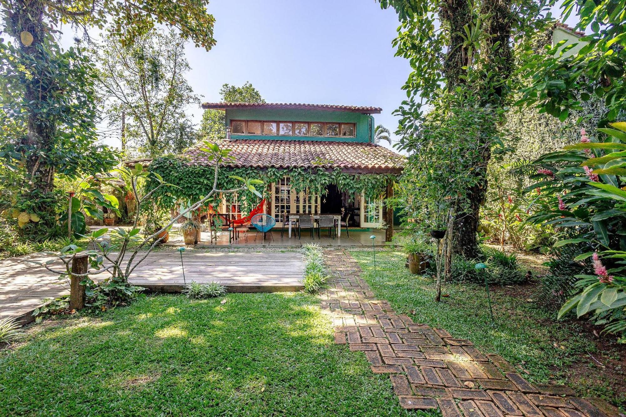 Casa Dos Passaros Na Areia A 20M Da Praia Da Baleia Com 3 Suites E 1 Dorm, Com Ar Condicionado, Wifi, Smart Tv, Cozinha Completa E Churrasqueira Sao Sebastiao (Sao Paulo) Exterior foto