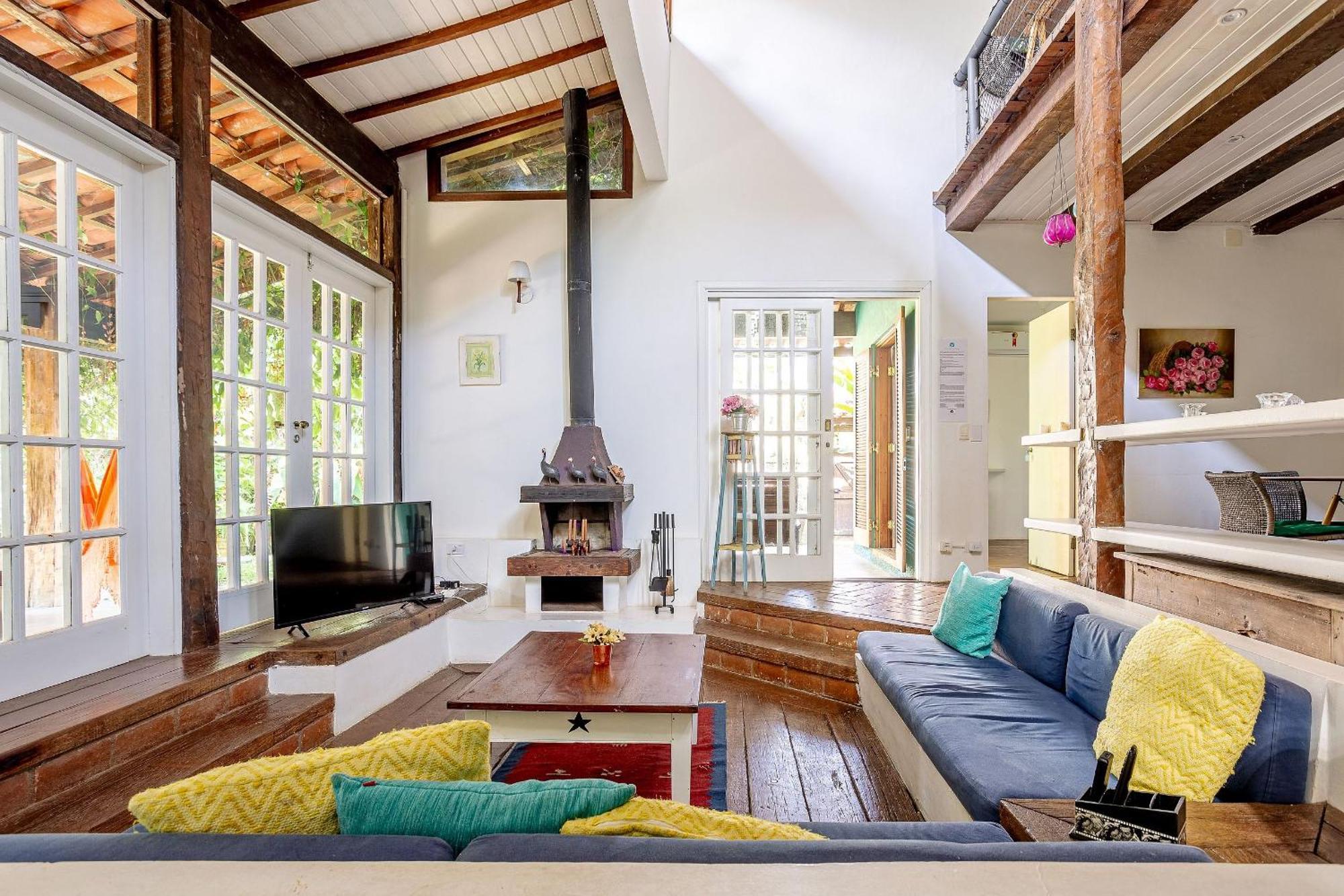 Casa Dos Passaros Na Areia A 20M Da Praia Da Baleia Com 3 Suites E 1 Dorm, Com Ar Condicionado, Wifi, Smart Tv, Cozinha Completa E Churrasqueira Sao Sebastiao (Sao Paulo) Exterior foto